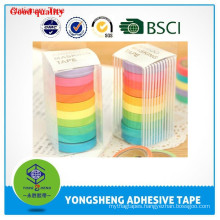 2015 Hot Selling Office Stationery Tape,Colorful Transparent Stationery Tape